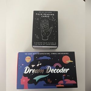 Dream Decoder & Palm Reading Card Game Set